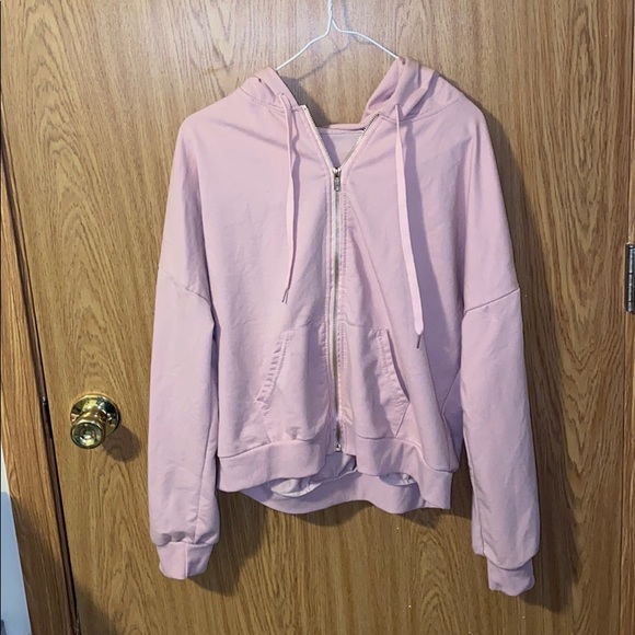 Light Pink Cropped Jacket - Picture 1 of 2